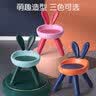 Babyyuga儿童凳子靠背椅塑料板凳防滑幼儿园宝宝小椅子家用小凳子叫叫座椅 柏林绿软垫发声 实拍图