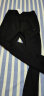 鸿星尔克（ERKE）运动裤男士夏季薄款针织卫裤直筒休闲裤长裤健身跑步宽松透气男裤 黑色薄款 XL 体重135-145斤 实拍图