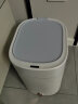 洁安惠（JAH）15L智能感应式垃圾桶充电版带盖厨房卧室压圈垃圾筒纸篓带垃圾袋 实拍图