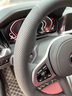 适用宝马新5系3系gt方向盘套真牛皮手缝x5x3 x1 1系4/7系x6x7专用把套 黑皮黑线 实拍图