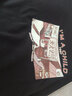 TYHKT恤男短袖韩版潮流上衣服潮牌宽松原宿港风t恤百搭大码五分袖 黑色881款 5XL（适合240斤左右） 实拍图