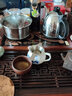 金灶（KAMJOVE）功夫茶具套装自动上水泡茶壶茶海 茶道茶盘套装组合实木茶台K-818 搭配K8泡茶壶 陶瓷茶具 茶渣桶 实拍图