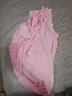 鸿迪 浴巾女浴袍女士浴衣毛巾 成人可穿大睡衣睡袍 性感抹胸浴裙套装 粉色 实拍图
