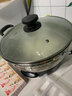 仕索思电热锅家用多功能电炒锅不锈钢电火锅电蒸锅电煮锅电锅蒸煮一体式电锅电炖锅炒菜锅大功率做饭锅 4L 四挡 28cm【一锅一笼】 加厚锅体0.6毫米 实拍图