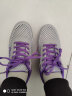 轩途诗女鞋透气网面板鞋女士鞋韩版百搭透气学生跑步休闲鞋女运动鞋子 紫色镂空 36 实拍图
