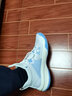 李宁（LI-NING）轻速1.0丨实战篮球鞋男网面透气减震水泥克星防侧翻运动鞋 荧光绣蓝紫/雪青蓝-4 41.5 实拍图