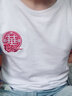 天龙致尊（Denon supreme）短袖t恤男女潮牌夏季国潮中华龙刺绣体恤纯棉宽松中国风情侣T恤衫 707醒狮白色 M(建议100-115斤) 实拍图