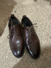 海澜之家HLA皮鞋男士商务休闲秋冬正装德比鞋子男H334/H220 棕色加绒39 实拍图