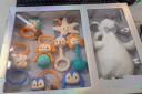 澳贝（auby）婴幼儿童牙胶玩具手摇铃新生儿安抚礼盒8pcs +兔子安抚巾满月礼物 晒单实拍图