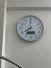 POWER霸王挂钟 简约钟表客厅石英表挂墙卧室时钟日历35cmBW24050F4 实拍图