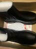 ZHR短靴女秋冬复古真牛皮通勤女靴舒适加绒切尔西靴 EH18A 黑色 35  实拍图