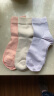 一宅一物袜子女中筒袜薄款棉质船袜长筒堆堆袜春秋纯色长袜 女士米色1粉色1紫色1 女士均码 晒单实拍图