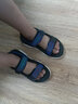 轩途诗童鞋男童凉鞋夏季新款小孩鞋子中大童软底透气儿童凉鞋沙滩鞋男孩 2309绿色 30 码 实拍图