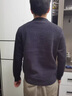 鑫罗圣保男士半高领毛衣保暖长袖加绒加厚一体绒雪尼尔针织衫潮男装衣服 雪尼尔毛衣-灰色 L 170  建议110-130斤【110】 实拍图
