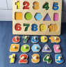 佳依乐儿童蒙氏早教嵌板1-2-3岁宝宝木质拼图配对玩具男女孩手抓板 优质数字 晒单实拍图