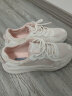 斯凯奇（Skechers）女鞋夏季透气增高休闲鞋缓震软底运动鞋女时尚板鞋跑步鞋117224 白色/浅粉红色/WLPK 38 晒单实拍图