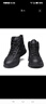 强人男靴防穿刺户外训练短靴子加绒保暖运动骑行靴 JD013R 黑色 46 实拍图