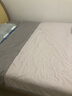 曼克顿（MANKEDUN）家纺简约床上四件套水洗棉纯色刺绣床单被套家用宿舍三件床品套件 卡芙-山灰+中灰 四件套1.5 床单款 （被套200*230cm） 实拍图