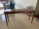 唯博思实木书桌椅子组合家用办公桌简约电脑桌小户型客厅卧室学习写字桌 胡桃色单桌【进口实木】 60x40x75cm【单抽屉】 实拍图