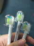 飞利浦（PHILIPS）Sonicare 柔和亮白刷头电动牙刷刷头 适配于HX2461、HX2471刷柄 HX2033/04绝绝紫刷头 3支 实拍图