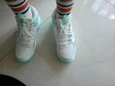 匹克篮球训练鞋男子户外运动舒适实战减震防滑耐磨新款学生球鞋 大白浅绿 43 实拍图