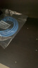 秋叶原（CHOSEAL）六类千兆网线【0.57±0.02mm】CAT6纯铜 阻燃PVC非屏蔽工程家装监控布箱线 100米 QS2619BT100 实拍图