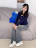 狄德拉小码真皮内增高小白鞋女2025春秋款厚底小个子百搭休闲运动松糕鞋 9cm白棕 (牛皮) 34 (220mm) 标准码 实拍图