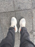 361°男鞋运动鞋子男休闲户外夏季网面透气跑步鞋白鞋软底增高文化鞋 -2-西米色 43 实拍图