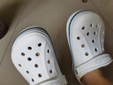 卡骆驰（crocs）洞洞鞋男鞋女鞋 25夏季新款贝雅拖鞋轻便透气情侣鞋沙滩鞋凉鞋 骨白经典克骆格/现货速发 38 -39 /M6W8/240mm 实拍图