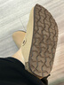宇桥勃肯鞋女新款牛皮真软木半拖鞋情侣包头外穿一脚蹬加绒博肯鞋子男 沙色【纯原版本】 38 实拍图