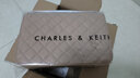 CHARLES&KEITH菱格链条单肩包斜挎包婚包包女包生日礼物CK2-70701062-1 Beige米色 S 实拍图