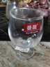 曼薇 洋酒杯威士忌酒杯水晶红酒杯套装玻璃白兰地杯烈酒杯家用酒具 160ml玻璃券边口(6只装) 实拍图