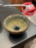 建盏茶杯主人杯窑变流釉品茗杯功夫茶具配件茶碗品茶小杯子 办公室陶瓷茶盏喝茶用茶海 象牙黄 实拍图