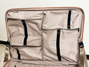 皇冠（CROWN）拉杆箱拉链铝框时尚旅行箱万向轮前开盖行李箱 5278 蜜粉色 28英寸侧开盖-需托运 晒单实拍图