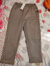 恒源祥中年妈妈装冬装加绒加厚保暖休闲裤女中老年女装松紧腰直筒长裤子 实拍图