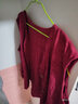 皮尔卡丹（pierre cardin）女装外穿棉麻2025年夏装新款马夹女薄款大尺码背心外套 红色 4XL 170-190斤 实拍图