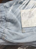 栢斐荻（BYPHYTEE）直筒牛仔长裤男宽松休闲浅色ins港风男生裤子潮秋冬学生九分裤 R1021加绒浅蓝 L 实拍图