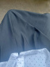 伊芙丽（eifini）2024春装新款高腰设计感不规则拼接灰色条纹百褶半身裙 夹花灰 M 105-115斤 晒单实拍图