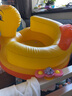 贝佳元婴儿学坐椅ins风宝宝学座椅学坐充气小沙发儿童坐立训练椅餐椅 黄色小鸭（无音乐）-内置气泵 实拍图