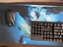 机械革命 耀·PG80光环电竞游戏办公鼠标垫超大号800*300*3mm加厚锁边键盘电脑黑色书桌垫 实拍图