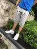 东方骆驼（EASTERN CAMEL）七分裤男夏季薄款短裤男商务休闲中裤男士爸爸装直筒宽松过膝透气 K330浅灰【单条装】 31 实拍图
