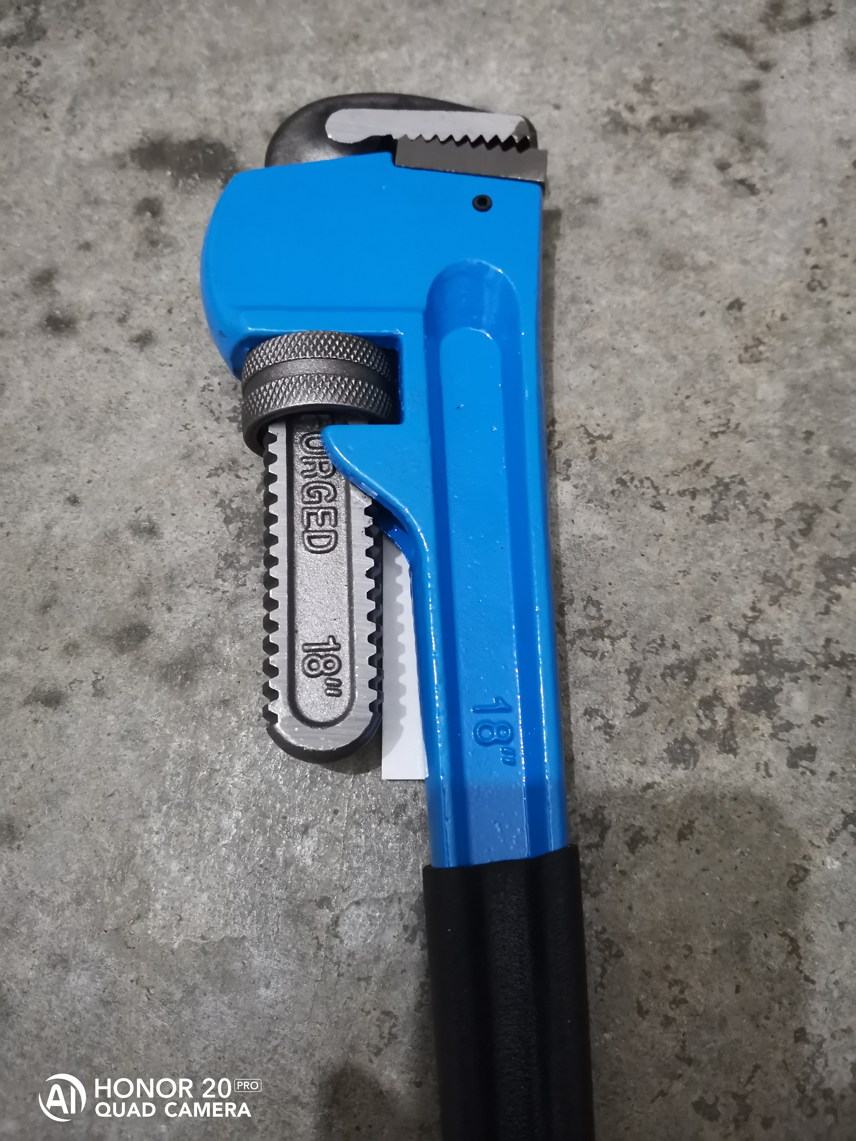 正泰管钳家用重型管子钳快速水管钳扳手大开口自紧喉钳多功能管道钳子 18寸开口75MM【工业级】 实拍图