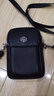 智优安男包休闲单肩斜挎包出差上班肩包小斜跨背包男腰包手机包上班小包 黑色小号A90919 实拍图
