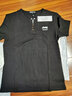 JEEP SPIRIT吉普T恤男夏季短袖男士V领纯色上衣透气短袖T恤男款 黑色 XL  实拍图