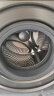 小米（MI）米家滚筒洗衣机 10公斤变频全自动直驱除菌 家用10kgDD直驱电机-以旧换新 米家直驱洗烘一体机 10kg 钛金灰 实拍图