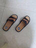 回力拖鞋男士夏季女家居家用室内防滑厚底夏天情侣洗澡浴室拖鞋 棕色 41 实拍图