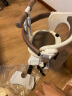 奥塞奇E18电动车前置宝宝安全座椅调节高低电瓶车儿童椅护栏可打开白色 晒单实拍图