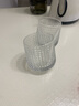 乐唯诗（NERVISHI）玻璃杯高颜值水杯透明玻璃牛奶杯带把ins风奶茶杯早餐杯茶杯 旋转杯- 150ml 2只 实拍图