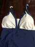 速比涛（Speedo）泳衣女绮遇系列深海设计海岛温泉度假性感连体泳衣 海蓝/白 40 实拍图