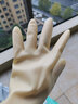 巧姨橡胶手套劳保工作耐磨耐用胶皮防水洗衣服洗碗女厨房家用 乳白色特厚20双装 L(大码) 实拍图